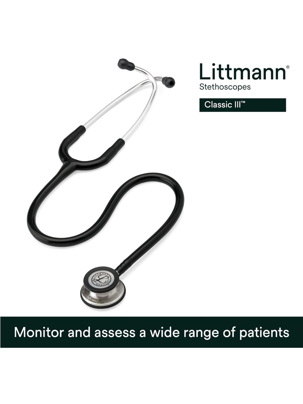 Littmann Classic III Stethoscope — Black